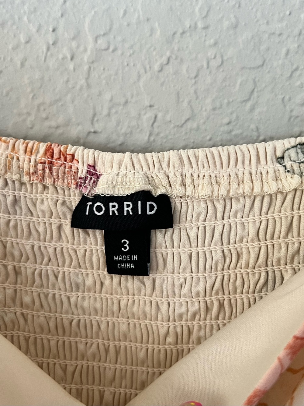 Torrid Floral Romantic Midi Chiffon Empire Waist Dress 3 3X 22/24 - Picture 6 of 7
